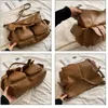 Sacos de noite retro vários bolsos saco de couro do plutônio crossbody para as mulheres 2024 tendência legal luxo feminino tendência grande bolsa de ombro