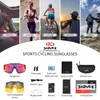 Kapvoe Cycling Glasses TR90 Frame for Men Women UV400 Sports Sports Sunglasses Cycling Driving Baseball Greens240129