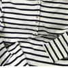 Women's T Shirts Striped T-Shirt For Women Fashion Half Open Buttons Long-Sleeved Ladies Sweet Tee Tops All-Match Clothes French Spring