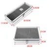 6 12 Grid Card Slot Watch Safe Exhibition Box Jewelry Watches Aluminium Alloy Storage Case Transparent Stand Displa 240119