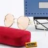 Round Sunglasses Designer Women Sun Glasses Luxury Adumbral Transparent Eyewear Casual Eyeglasses Fashion Driving Goggle Ornamental Sunshade