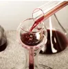 2000Ml Tumbler Wine Decanter with Wood Tray Lead-Free Hand Blown Crystal Wine Carafe Rotating Rapid Sway Whiskey Decanter 240130