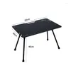 Kampmeubilair Buiten Draagbare Klaptafel Cam Aluminium Tactisch Barbecue Picknick Drop Levering Sport Buiten Kamperen Wandelen Ot1Lk