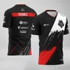 Novo jogo de moda esports masculino camiseta aliança cs go uniforme topo 2024 t1 g2 casual super grande papel jogando roupas falsas 240215