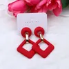 Pendientes de tuerca para mujer, pendientes geométricos, joyería elegante para mujer, Día de San Valentín