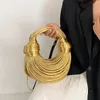 MOODS Luxury Evening Purses For Women Golden Noodle Knot Design Dinner Party Clutch Bag 2023 Designer And Handbags 240129