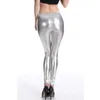 Женские леггинсы, женские брюки из искусственной кожи, сексуальные карнавальные брюки с высокой талией, однотонные колготки Марди Гра, танцевальный костюм, одежда