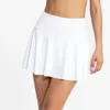 Женская теннисная юбка, спортивная юбка для гольфа с рюшами и шортами, искусственная одежда из двух предметов для фитнеса, дышащая юбка с высокой талией для танцев, йоги 240202