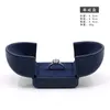 Jewelry Pouches 1 Pcs Navy Blue Color Yurt Shape High-end Ring Necklace Gift Proposal Earring Pendant Packaging Box