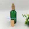 Bouteilles rechargeables de jet de parfum en verre vert 20ML 30ML 50ML 100ML avec le pulvérisateur en aluminium Nnimo Hpuxm