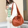 Evening Bags Korean Version Casual Drawstring Shoulder Bag Large Capacity Women Fashion Nylon Fabric Crossbody