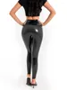 Women's Pants Shiny Patent Leather Trousers Sexy High Waist Bodycon Faux Latex Zipper Leggings Fashion