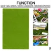 Decorative Flowers Wreaths Fake Grass Mat Diy Turf Paper Lawn Building Train Model Material Drop Delivery Home Garden Festive Party Su Ot4Cg