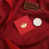 Envoltura de regalo 10 unids Mini año chino Sobres rojos Creativo Lindo Lucky Money Bag Hongbao para paquetes de festival de primavera de boda