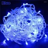 Cadenas 10m 100 Cadena LED Garland Árbol de Navidad Fairy Fairy Light Impermeable Home Garden Fiest Decoración de vacaciones al aire libre