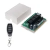 Remote Controlers DC12V 4CH RF Relay Wireless Control Switch Transmitter With Receiver Module 433mhz LED Durable H8WD