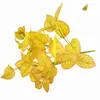 Flores decorativas Artificial Planta Verde Flor Falsa Amarelo Ginkgo Melancia Folhas Casa Sala de Estar Decoração Simulação Plantas Plástico