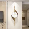 Orologi da parete Soggiorno Arte murale Lusso Grande orologio estetico Moda silenziosa Nordic minimalista Reloj Pared Decorazione della casa