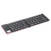 Keyboards F66 Folding Mini Bluetooth Keyboard Metal Wireless Key Android Phone Tablet Smart Office Preferred For Notebook Laptop Deskt Otq34