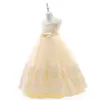 Girl Dresses Annabelle Dress For Kids Princess Bow Flower Sleeveless Children Birthday Weddings Party Gown