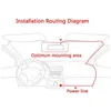 Car DVRS 1080p WiFi Mini Car DVR Dash Camera Vision Vision Camcorder Driving Video Recorder Cam Digital Drign