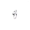Hoop Earrings KOFSAC Hip Hop Skull For Lovers Unisex S925 Sterling Silver Jewelry Women Men Trendy Vintage Personality Earring