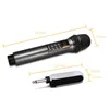 Microphones Microphone sans fil rechargeable sans fil Karaoke Mic Dynamic UHF portable avec récepteur