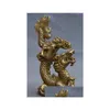 Arts et artisanat 12 cm chinois folk Feng Shui pur cuivre laiton année zodiaque dragon chanceux statue livraison directe maison jardin arts, artisanat G Dhsif