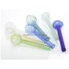 Pipes à fumer Colorf Narguilés Pyrex 4 Verre Tuyau De Brûleur À Huile Épais Couleur Verre Dab Nail Pour Bong Drop Livraison Maison Jardin Maison Dhxco