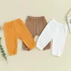 Hosen 0-4Y Baby Harem Hosen Für Mädchen Jungen Einfarbig Elastische Taille Frühling Herbst Kleinkind Casual Pumphose Kinder Jogginghose