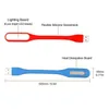 USB Gadgets Wholesale Mini LED Book Light Summer Flexible Foldbara lysdioder Lamp Power Bank Computer Notebook 5V 1.2W Drop Leverans Comput OT157