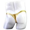 Cuecas calcinha shinny masculino látex tanga erótica couro tangas e g cordas cor sólida bulge bolsa t-back bikini roupa interior lingerie yq240215