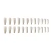 False Nails Long White Solid Color Artificial Nail Decoration Diy Press-On For Professional Salon Supply Drop Delivery Health Beauty A Ote1M