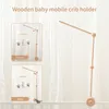 Baby Wood Bed Bell Bracket Mobile Hanging Rattles Bracket Toys Hanger Baby Crib Mobil Bell Bell Wood Toys Holder Arm Bracket 240129