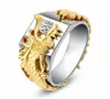 Sterling 925 Silver Color Diamond Close Ring for Men and Women Separation Zircon Fashion Ring Platinum 18K Yellow Gold Jewelry5133201