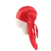 Berets Silky Durag For Kids Long Tailed Hat Headscarf Turban Children's Headwrap