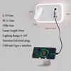 Applique avec interrupteur chevet chambre LED liseuse USB chargeur Port rotatif applique projecteur salon luminaire