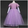 Kız Elbiseleri Kızlar Cosplay Çocuklar Çocuklar Cadılar Bayramı D Fantezi Prenses Kostüm Çocuk Doğum Günü Karnaval Kılık Kıyafetler 4 6 7 8 10 DHAQ3