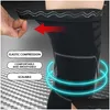 Genouillères coudières respirantes noires décompression transpiration mouvement tampon équipement de cyclisme soutien de la cheville 60 g / pièce Drop Delive Otknc