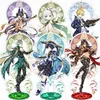 Keychains Anime Genshin Impact Vision Wanderer Faruzan Nahida Tighnari Cyno Xiao Acrylic Stand Model Plate Desk Decor Fans Fans presenter