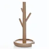 Sieradenzakjes Tassen Display Standhouder Hout Boom Voor Kettingen Armbanden Oorbellen Studs Ringen Cadeau-idee Drop Delivery Verpakking Othmk