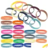 Support de poignet Bracelet de motivation Bracelets pour adolescents DIY Uni Citation Bracelets colorés Inspirational Drop Delivery Sports de plein air Athlète Otuae