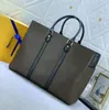 Herentas handtas tote Aktetas Notebook computertassen ontwerper Schouder crossbody onderarm echt leer Luxe zakelijk kantoor werk zak messenger bag