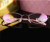 サングラスフレーム2024セミリムレスファッションデザイン楕円形のフレームスペクタクルカスタムメイド処方レンズ近視眼鏡ポヒョミック-1〜 -6