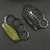 Handheld Finger Tiger Four Fist Set Ring Buckle Car Broken Window Survival Equipment Legal Self Defense Designers 69OC