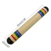 Rainstick in legno Rainmaker strumento musicale giocattolo per bambini stretta di mano pioggia shaker gioco musicale sonaglio educativo bambino 240131