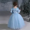 Prenses kız elbise kız çocuk Noel parti kostümü çocuklar için kızlar kıyafetleri fantezi çocuk topu giyinme 240122