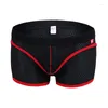 Cuecas masculinas boxers sexy calcinha cuecas de algodão respirável breve moda para shorts gays impressão boxer homem deslizamento