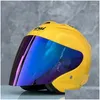 Caschi moto Sz-4 Mezzo casco grigio opaco Racing Ece Appd Casco Casque Stagione estiva Donne e uomini Consegna a domicilio Automobili Moto Otket