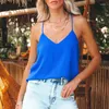 Women's Blouses Sleeveless Blouse Women Loose Tank Tops Fashion Female Clothing 2024 Summer Casual Womens Backless Sexy